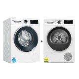 (Bundle) Bosch WGG244A0SG Series 6 Front Load Washing Machine (9kg) + WQG24200SG Series 6 Heat Pump Tumble Dryer (9kg)